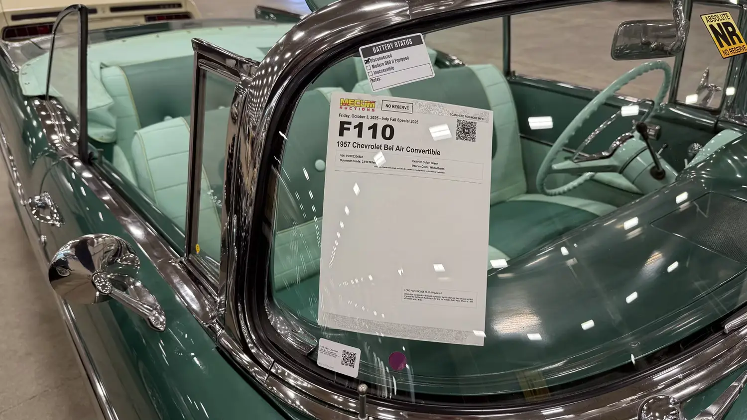 1957 Chevrolet Bel Air Convertible